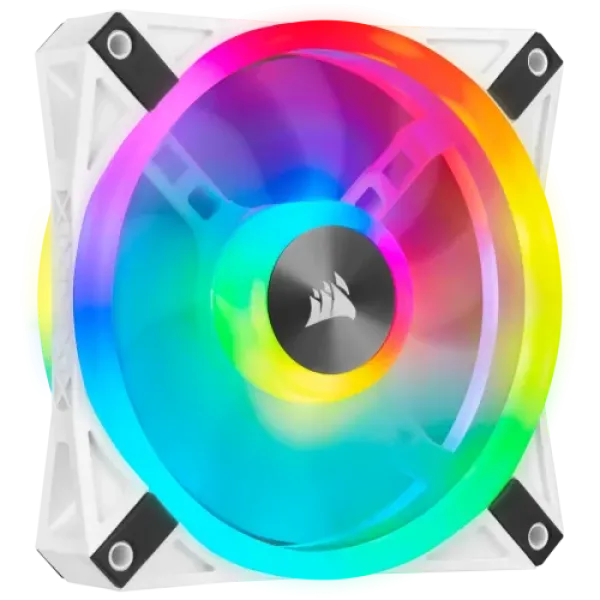Corsair iCUE QL120 RGB 120mm PWM White Single Case Fan